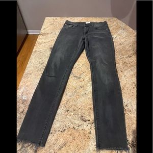 Hudson Natalie Super Skinny Gray Jeans Size 27